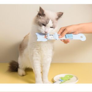壁挂式猫条喂食器萌趣猫条挤压器免脏手猫咪零食喂食勺宠物用品