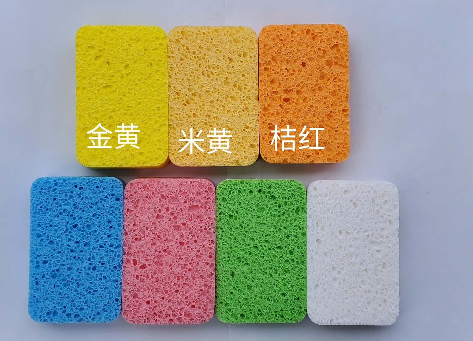 天然木浆海绵擦洗碗清洁洗碗刷锅不易沾油厨房去污吸水百洁布 - 图片 3