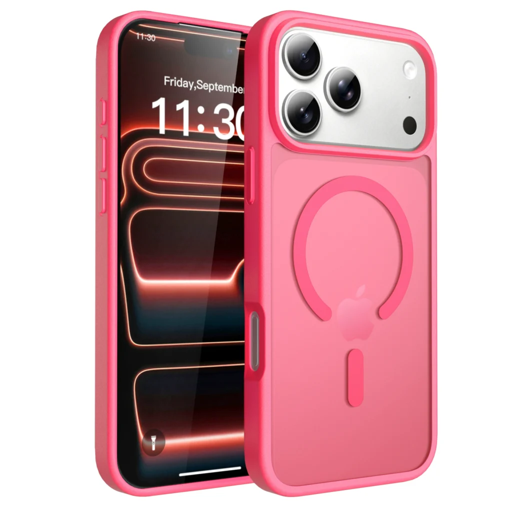 新款苹果18promax手机壳磁吸16防摔磨砂iphone17pm保护壳