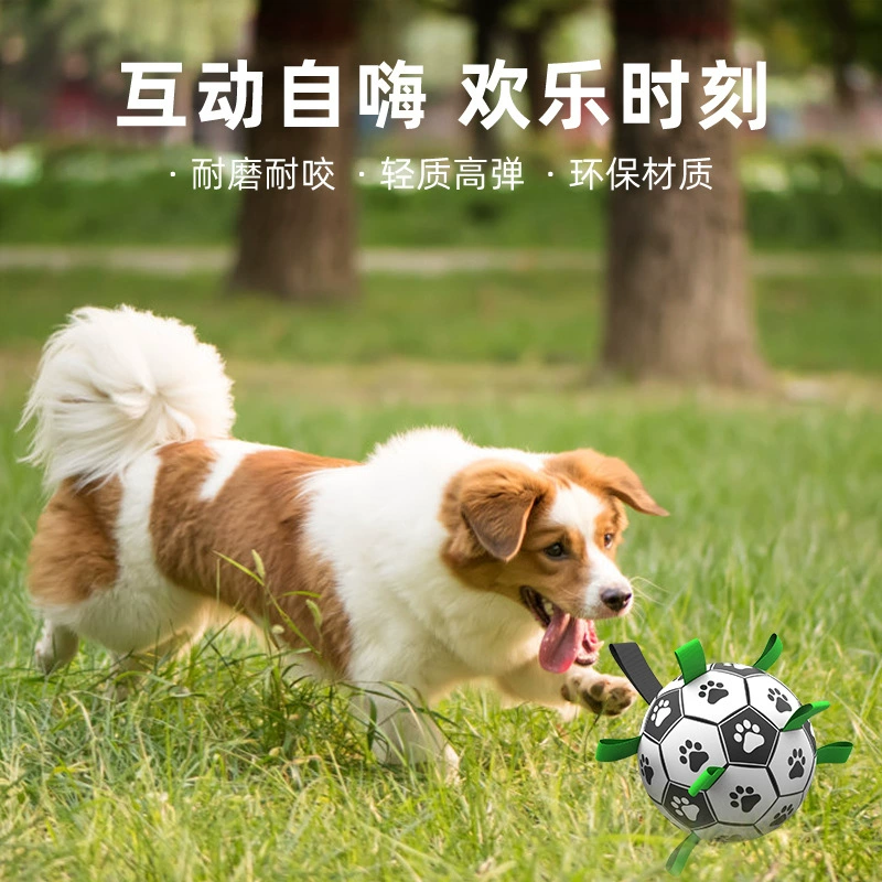 狗狗足球玩具 巡回训练玩具球 宠物球类用品 - 图片 4
