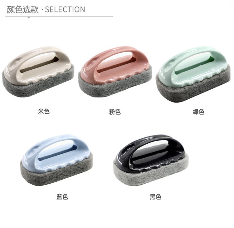 清洁去污浴缸刷瓷砖刷子厨房洗锅洗碗刷清洁刷刷碗工具海绵擦 - 图片 3